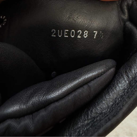 NEW! $1,420 Prada Brushed Leather Re-Nylon Combat Boots Black 8.5 / 9 - Picture 8 of 10